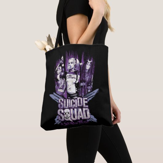 Suicide Squad | Vierkantsmeisjes "Op het plein ver Tote Bag (Dichtbij)
