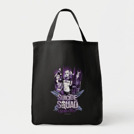 Suicide Squad | Vierkantsmeisjes "Op het plein ver Tote Bag (Voorkant)