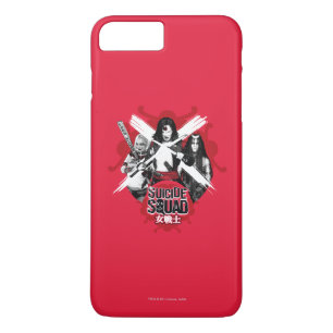 Suicide Squad   Vierkantsmeisjes "Vrouw Warrior" iPhone 8/7 Plus Hoesje