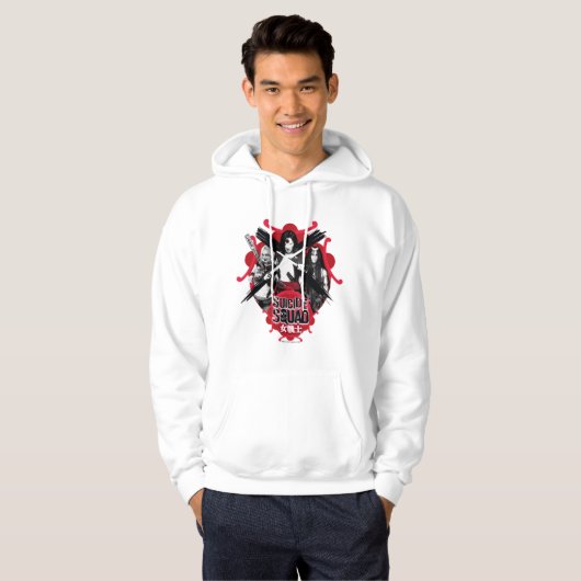 Suicide Squad | Vierkantsmeisjes "Vrouw Warrior" Hoodie (Voorkant volledig)