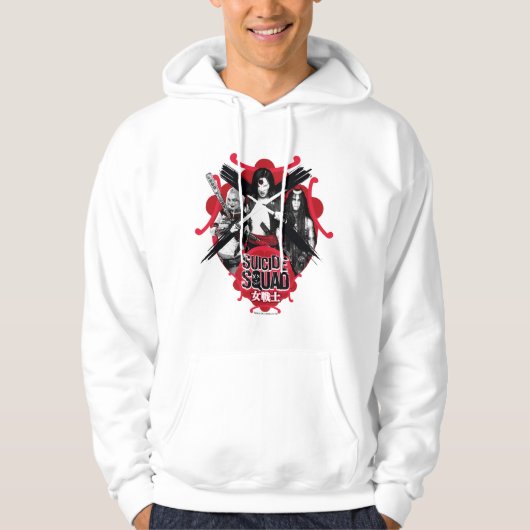Suicide Squad | Vierkantsmeisjes "Vrouw Warrior" Hoodie (Voorkant)