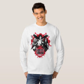 Suicide Squad | Vierkantsmeisjes "Vrouw Warrior" T-shirt (Voorkant volledig)