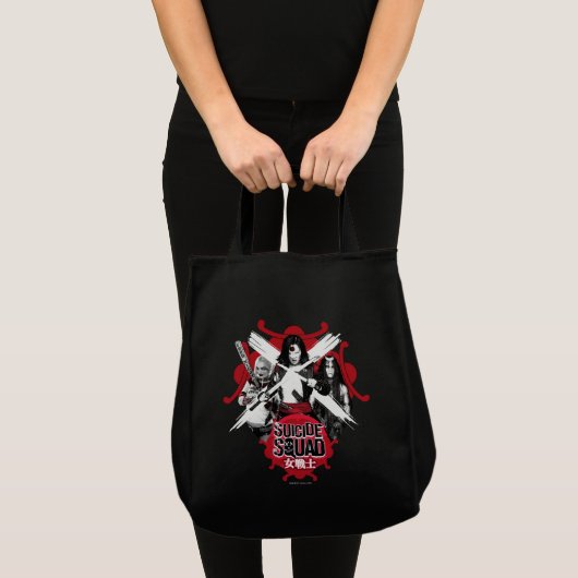 Suicide Squad | Vierkantsmeisjes "Vrouw Warrior" Tote Bag (Voorkant (product))