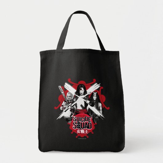 Suicide Squad | Vierkantsmeisjes "Vrouw Warrior" Tote Bag (Voorkant)