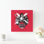 Suicide Squad | Vierkantsmeisjes "Vrouw Warrior" Vierkante Klok (Huis)