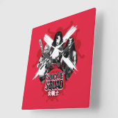 Suicide Squad | Vierkantsmeisjes "Vrouw Warrior" Vierkante Klok (Hoek)