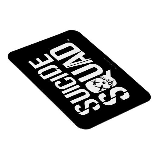Suicide Squad | Witte Logo Magneet (Rechterzijde)
