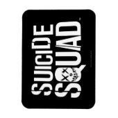 Suicide Squad | Witte Logo Magneet (Verticaal)