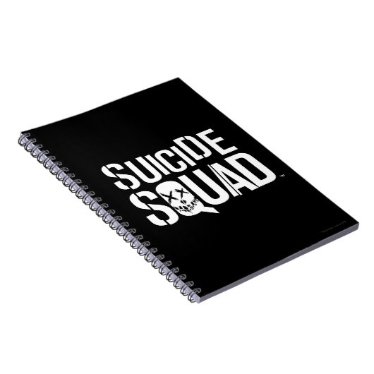 Suicide Squad | Witte Logo Notitieboek (Rechterzijde)