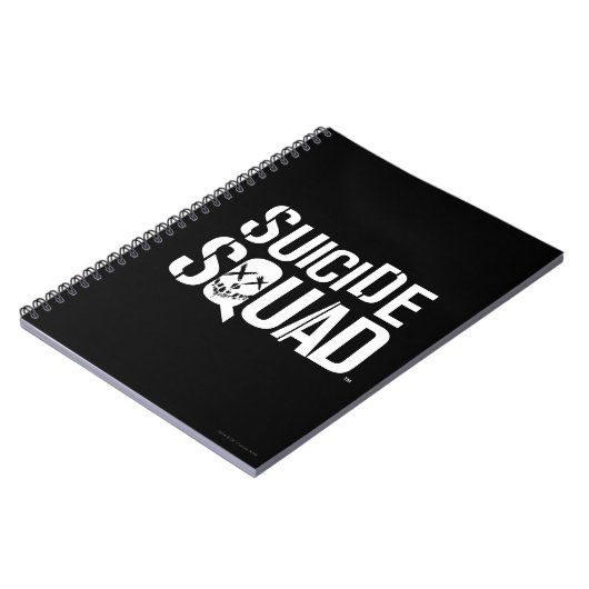 Suicide Squad | Witte Logo Notitieboek (Linkerzijde)
