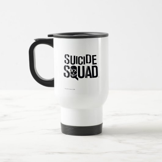 Suicide Squad | Witte Logo Reisbeker (Links)