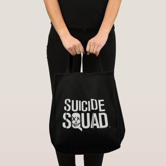 Suicide Squad | Witte Logo Tote Bag (Voorkant (product))