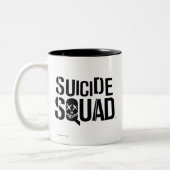 Suicide Squad | Witte Logo Tweekleurige Koffiemok (Links)