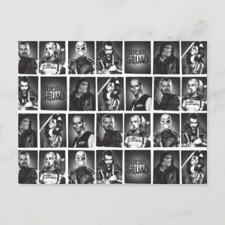 Suicide Squad | Yearbook Pattern Briefkaart
