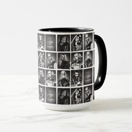 Suicide Squad | Yearbook Pattern Mok (Voorkant rechts)