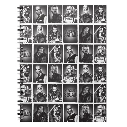 Suicide Squad | Yearbook Pattern Notitieboek (Voorkant)