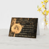 Suicide Sympathy Card Kaart (Gele Bloem)