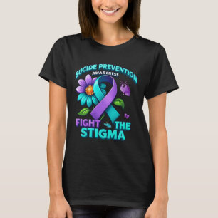 Suïcidepreventie Steun Strijd tegen Stigma Zelfmoo T-shirt