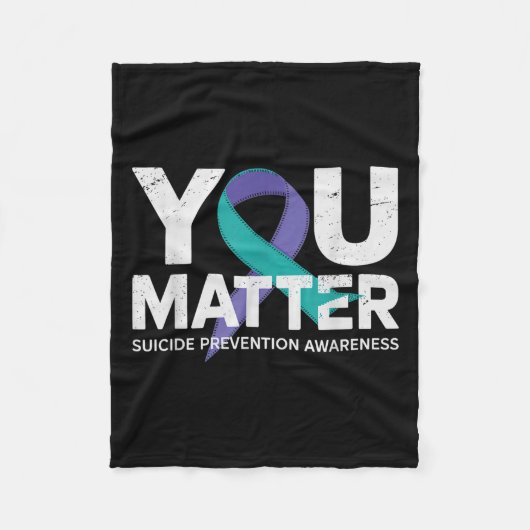 Suicides Prevention Shirts Suicide Awareness  Fleece Deken (Voorkant)