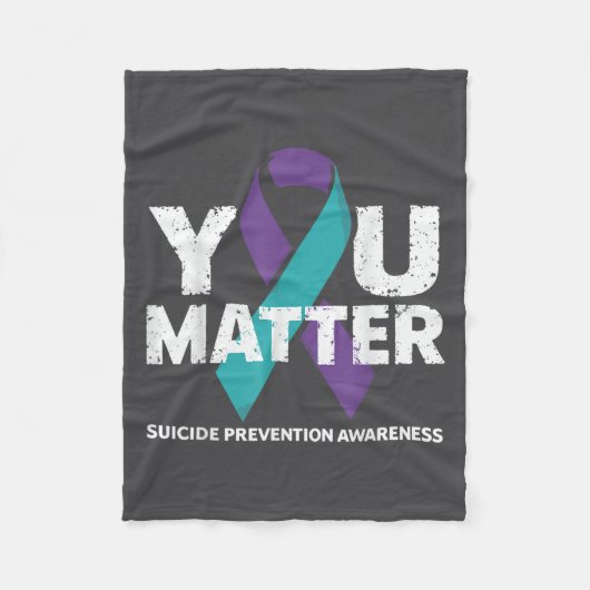 Suicides Prevention Shirts Suicide Awareness Fleece Deken (Voorkant)