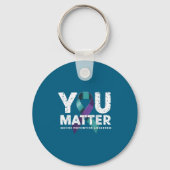 Suicides Prevention Shirts Suicide Awareness  Sleutelhanger (Voorkant)