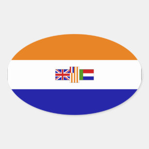 Suid-Afrika Ovale Sticker