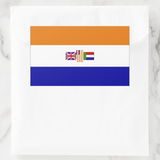 Suid-Afrika Rechthoekige Sticker (Tas)