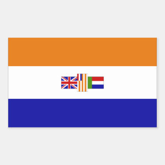 Suid-Afrika Rechthoekige Sticker