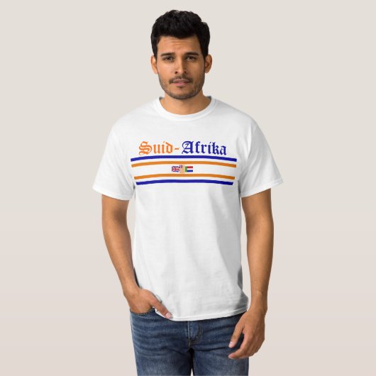 Suid-Afrika T-shirt (Voorkant volledig)