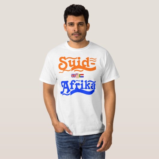 Suid-Afrika T-shirt (Voorkant volledig)
