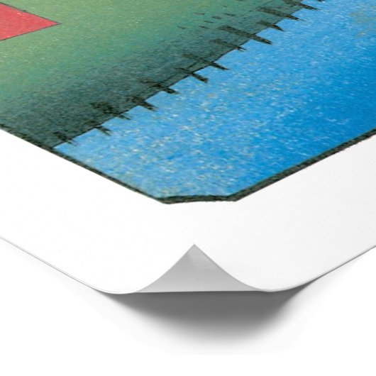 Suido Bridge en Surugadai Poster (Hoek)