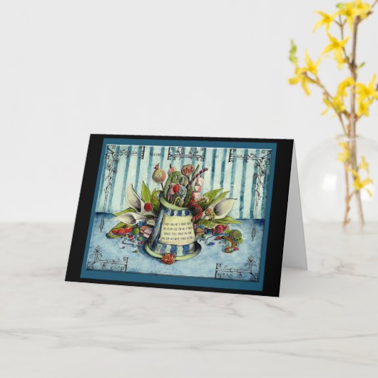 Suiker 6-jarig huwelijksjubileum cadeaukaart kaart (Gele Bloem)