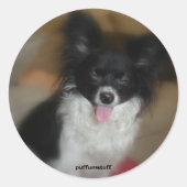 Suiker-Baby Ronde Sticker (Voorkant)