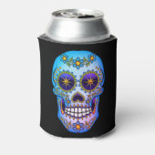 Suiker Blauwe Floral Koelbox Blikjeskoeler (Blikje Achterkant)