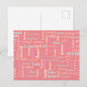 Suiker Briefkaart (Voorkant / Achterkant)