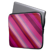Suiker Candy Strepen Laptop Sleeve (Voorkant Links)