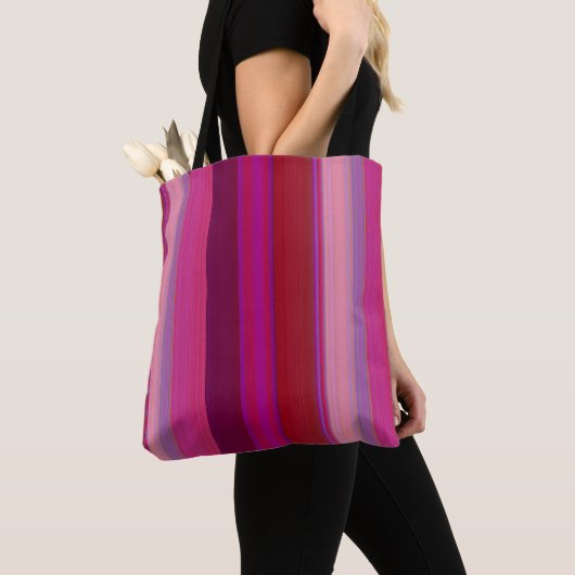 Suiker Candy Strepen Tote Bag (Dichtbij)