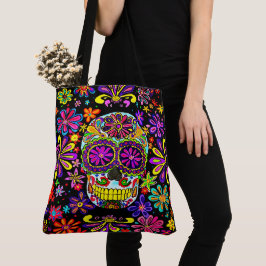 Suiker Canvas tas schedel