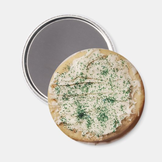 Suiker Cookie met Groene Sprinkles Magneet (Voorkant / Achterkant)