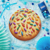 Suiker Cookie met Sprinkles Papieren Bordje (Feest)