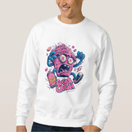 Suiker Crash Zombie Cupcake – Grappige Snoep Straa Trui