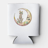 Suiker Crescent Moon Cat Dead Day Halloween C Blikjeskoeler (Voorkant)