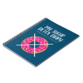 Suiker detox-laptop helpt u bij het losse gewicht notitieboek (Linkerzijde)