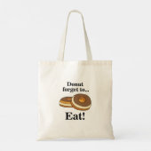 Suiker Donut Doughnut Tote Bag (Achterkant)