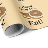 Suiker Donut Verjaardagsfeestje Cadeaupapier (Rol Hoek)