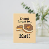 Suiker Donut Zoet Briefkaart (Staand voorkant)