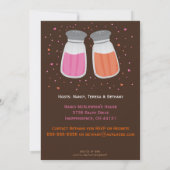 Suiker en Baby shower met schokdempers Kaart (Achterkant)