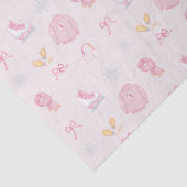 Suiker en Ijsfiguur Schaats Ijs Schaats Winter Roz Tissuepapier (Detail)