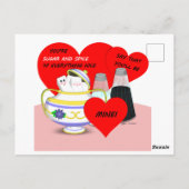 Suiker en Kruiden - Ouderwetse Valentijnkaart Kuns Briefkaart (Achterkant)