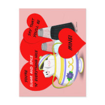 Suiker en Kruiden - Ouderwetse Valentijnkaart Kuns